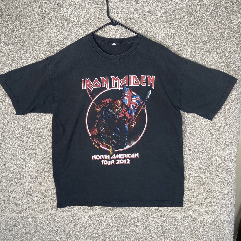 Iron Maiden 2012 Maiden England North American Tour T-Shirt XL Short Sleeve